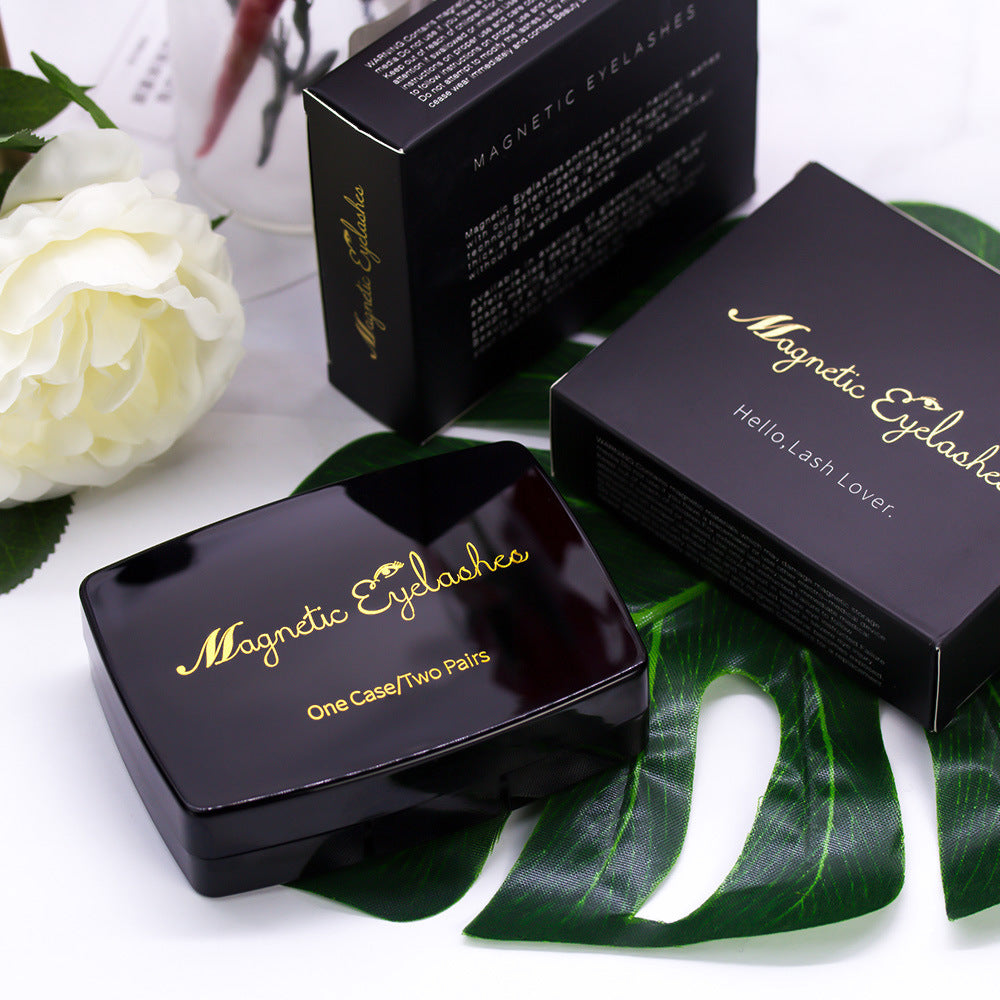 Magnetic Eyelashes – No Glue Cluster Lashes with Applicator & Mirror Case
