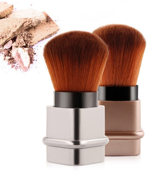 Portable Makeup Brush  Gold & Silver  Professional Finish