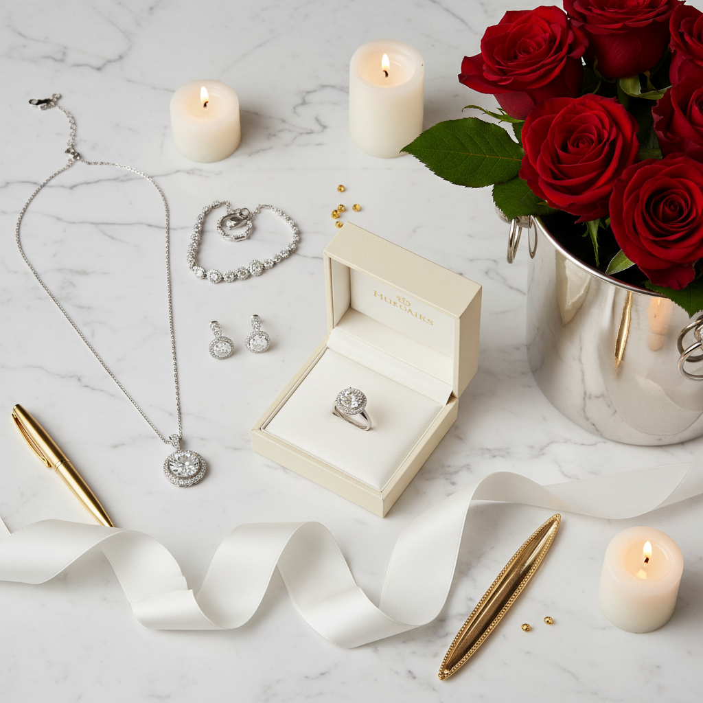 Bijuterii Cadou Luxury Flat Lay
