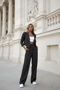 Black Pinstripe