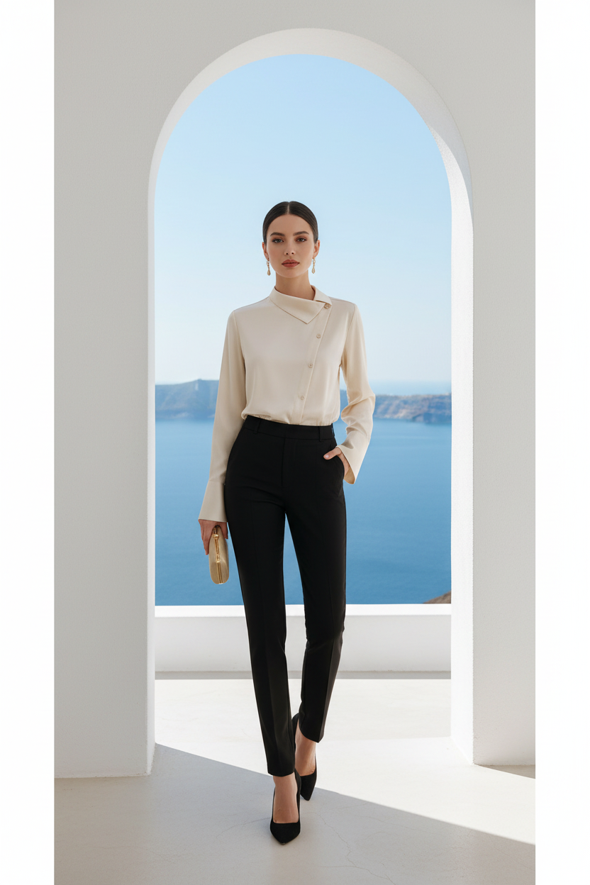 Bluza Cream Santorini