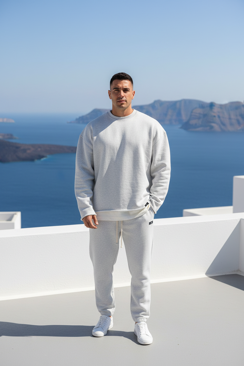 Hanorac Gri Santorini