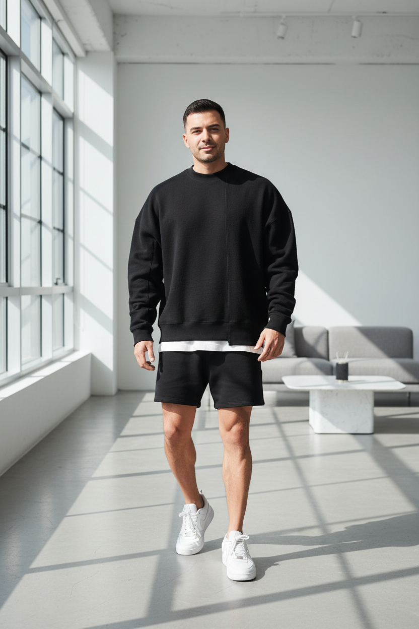 Hanorac Negru Loft