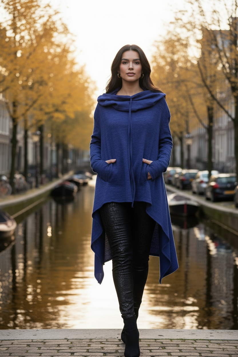 Hoodie Albastru Amsterdam