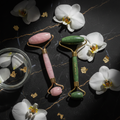 Céllence Natural Jade Facial Massage Roller  Face Lifting & De-Puffing