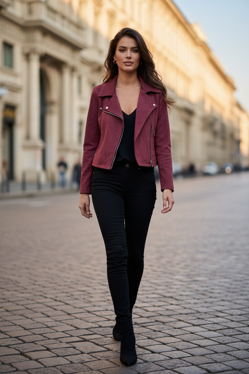 Jacheta Biker Visinii