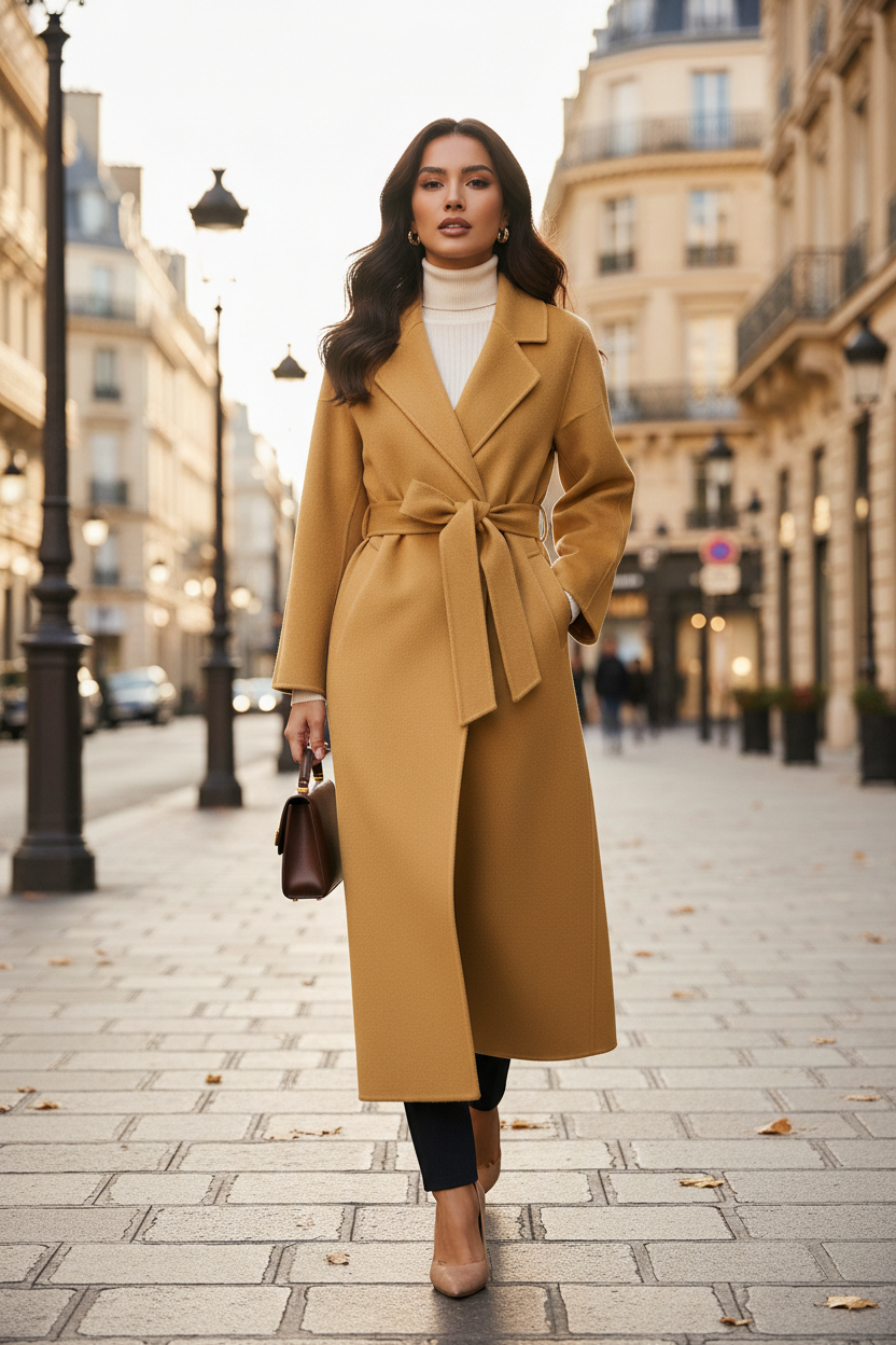 Palton Camel Paris