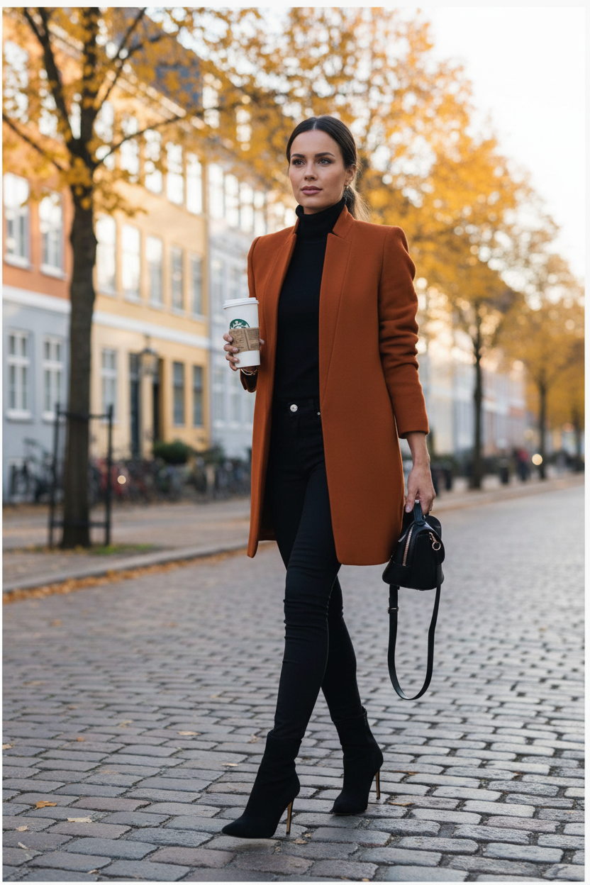 Palton Caramel Copenhaga