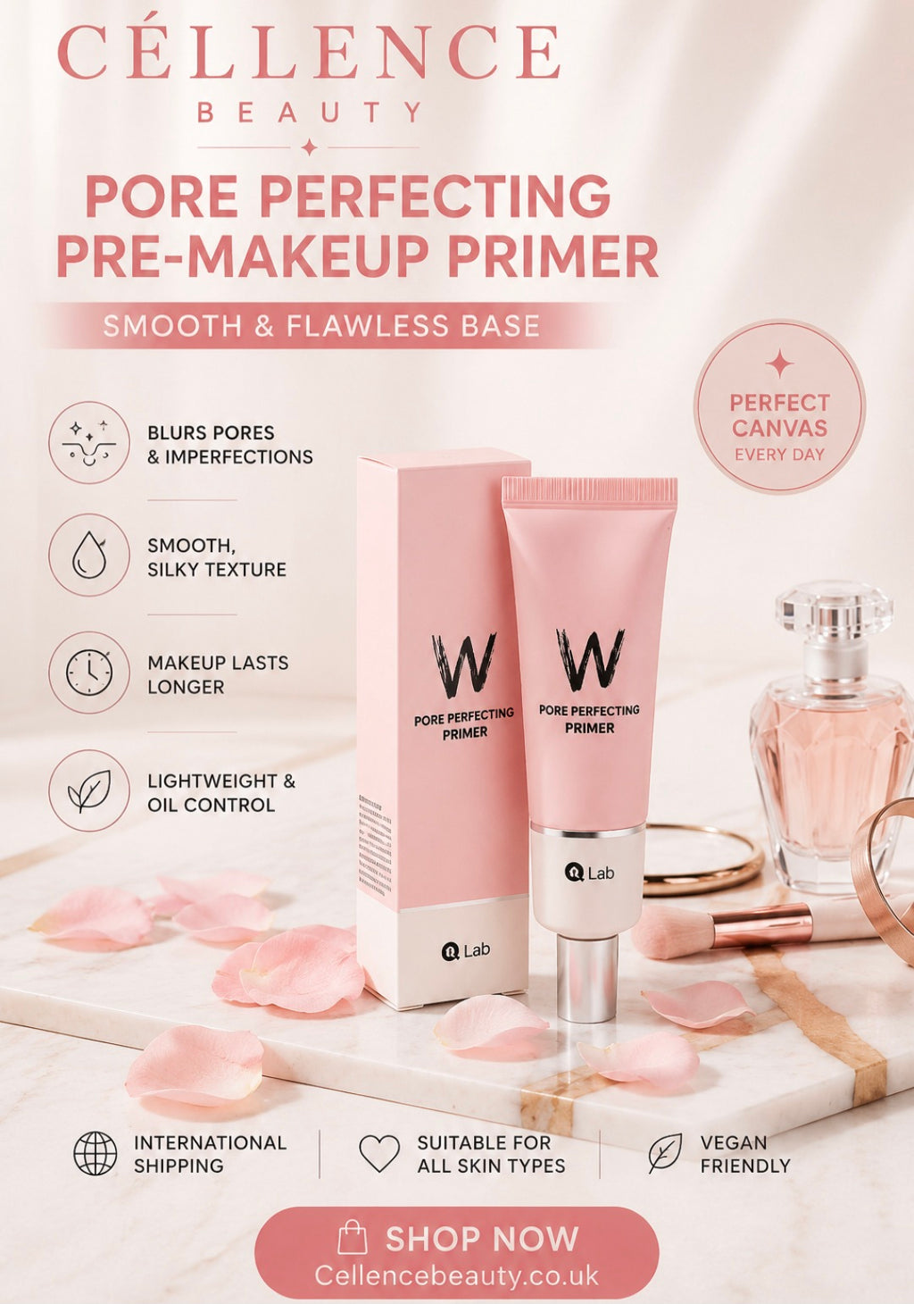 Céllence Pore Perfecting Pre-Makeup Primer  Smooth & Flawless Base