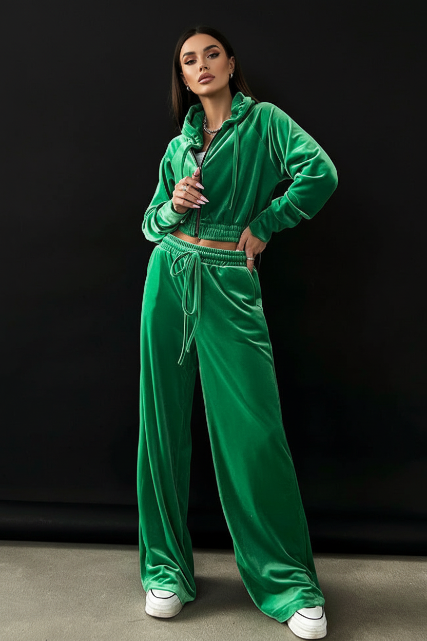 Set Velur Verde