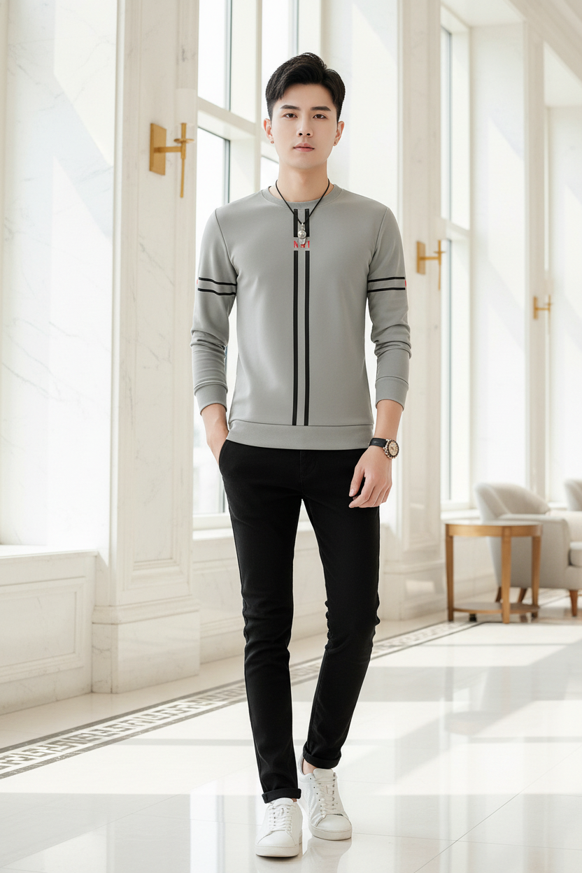 Tricou Gri N01 Hotel