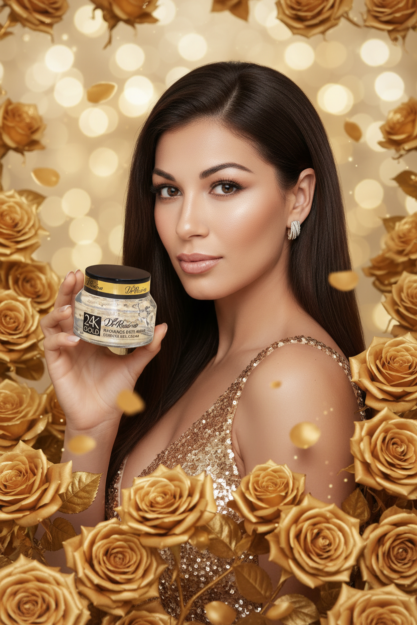 Céllence DR 24K Gold Anti-Ageing Serum Gel Cream – 50g | Deep Hydration & Radiance